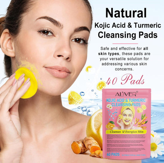 GlowBright Turmeric Cleansing Pads 40 Pcs