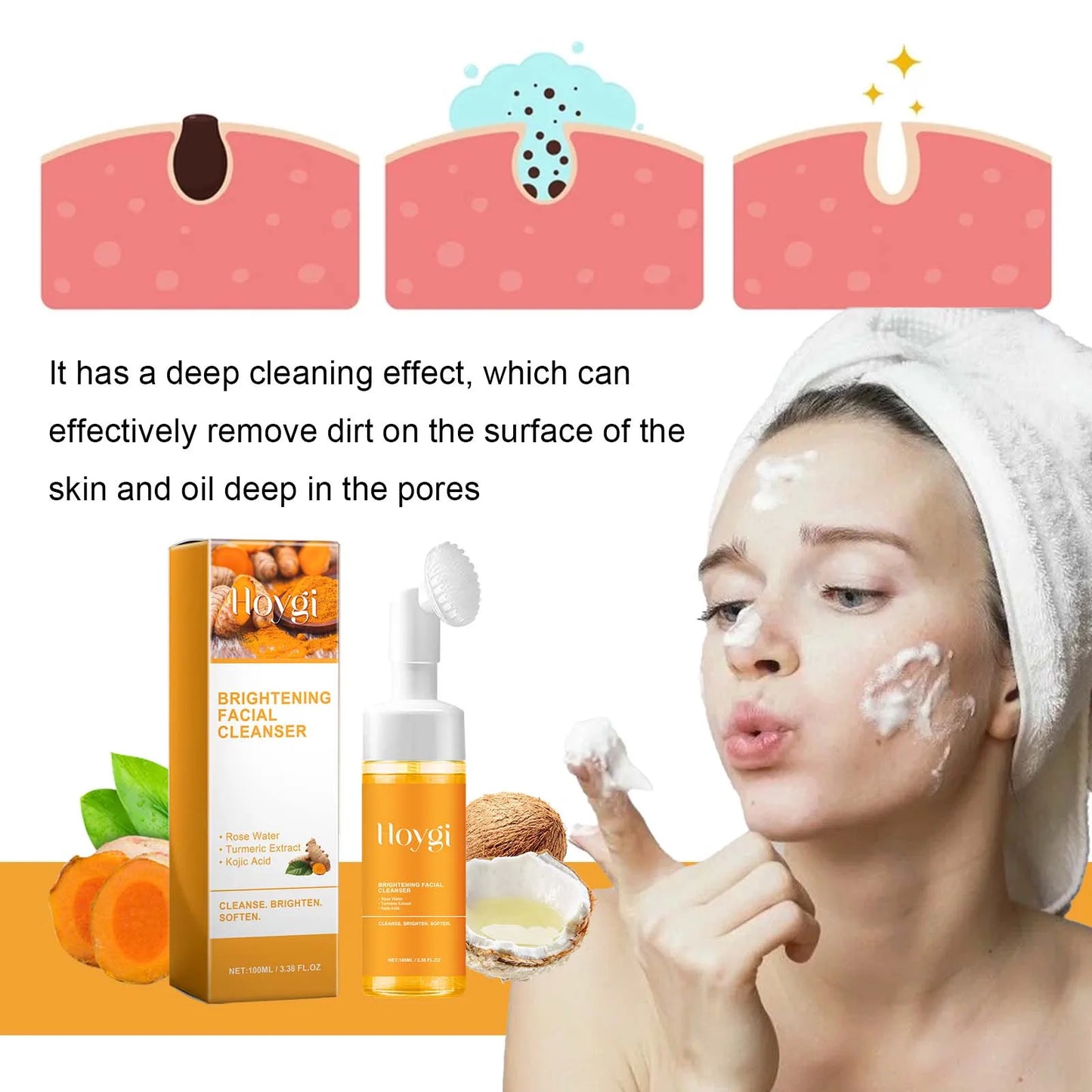 Turmeric Glow Cleansing Foam